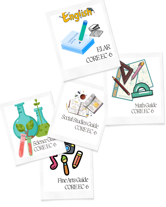 CORE Subjects EC-6, STR, PPR, AND SPED EC-12 STUDY BUNDLE