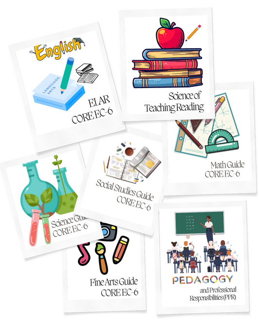 CORE Subjects EC-6, STR, and PPR Study Bundle
