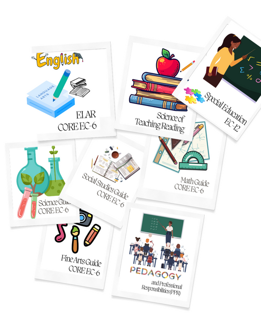 Core Subjects EC-6, SPED EC-12, PPR, STR, and ESL