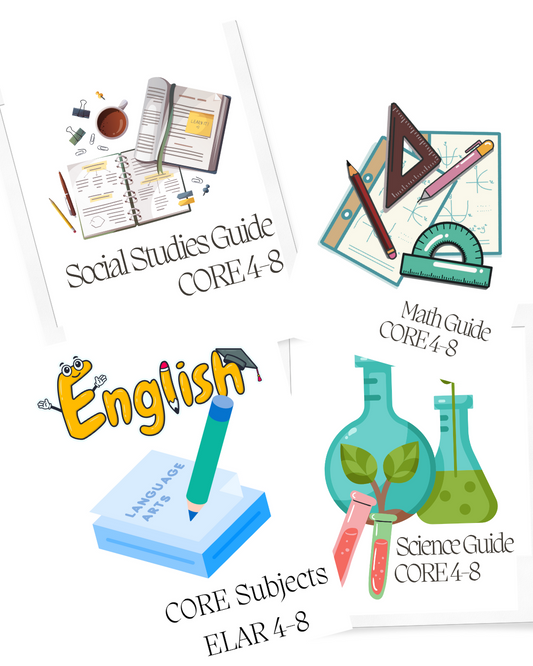 CORE Subjects 4-8 Study Guide BUNDLE